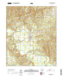 USGS US Topo 7.5-minute map for Murfreesboro AR 2020