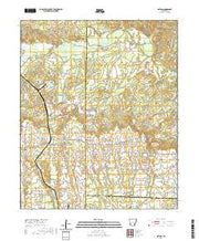 USGS US Topo 7.5-minute map for Nathan AR 2020