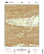 USGS US Topo 7.5-minute map for Nimrod AR 2020