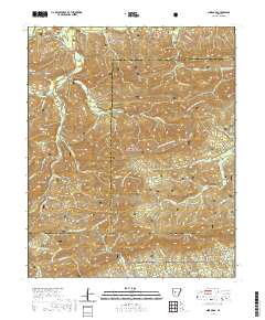 USGS US Topo 7.5-minute map for Nimrod SE AR 2020