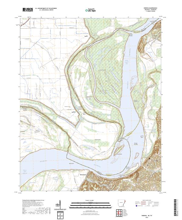 US Topo 7.5-minute map for Nodena ARTN