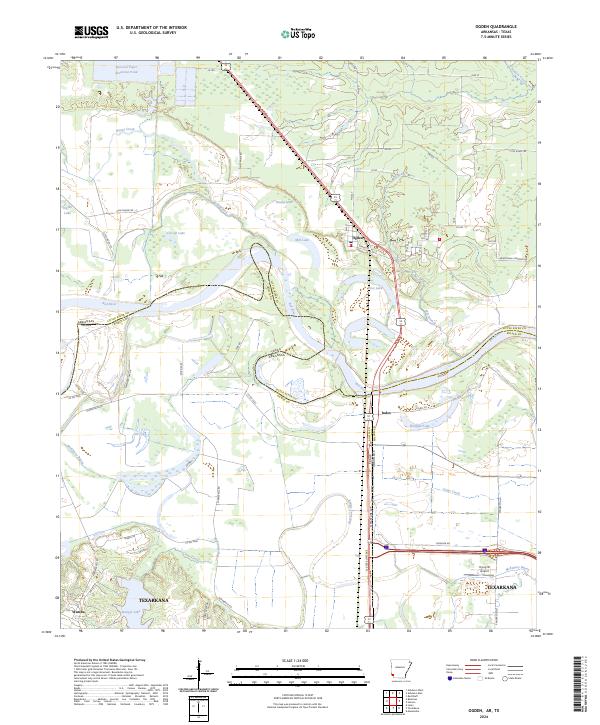 US Topo 7.5-minute map for Ogden ARTX