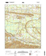 USGS US Topo 7.5-minute map for Ola AR 2020