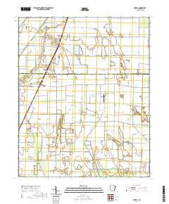 USGS US Topo 7.5-minute map for Otwell AR 2020