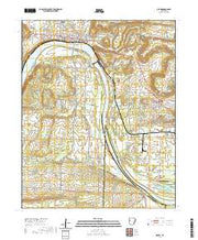 USGS US Topo 7.5-minute map for Ozark AR 2020