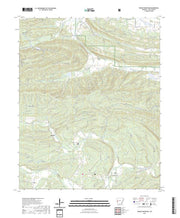 US Topo 7.5-minute map for Peanut Mountain AR