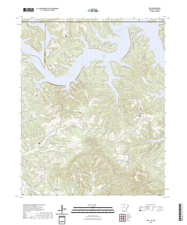 US Topo 7.5-minute map for Peel ARMO