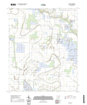 US Topo 7.5-minute map for Pettus AR