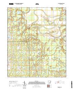 USGS US Topo 7.5-minute map for Pinebergen AR 2020