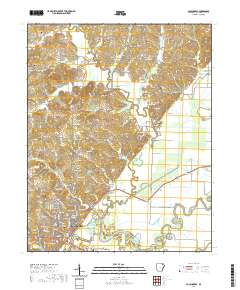 USGS US Topo 7.5-minute map for Pocahontas AR 2020