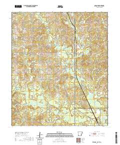 USGS US Topo 7.5-minute map for Ravanna ARTXLA 2020