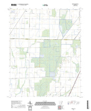 US Topo 7.5-minute map for Risher AR