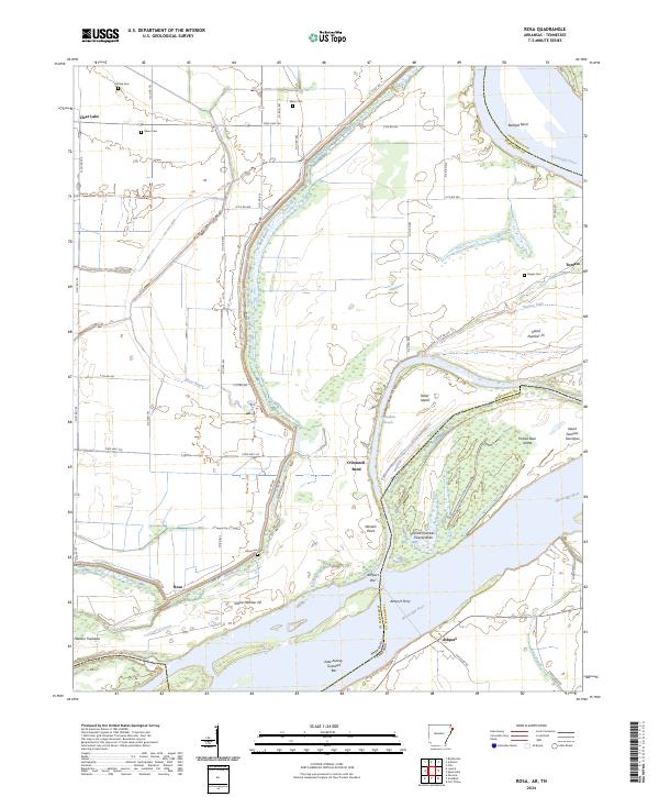 US Topo 7.5-minute map for Rosa ARTN