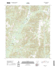 US Topo 7.5-minute map for Round Hill AR