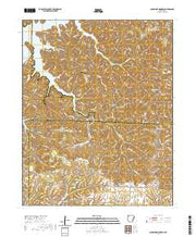 USGS US Topo 7.5-minute map for Sandstone Mountain AR 2020