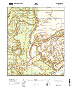 USGS US Topo 7.5-minute map for Snow Lake ARMS 2020