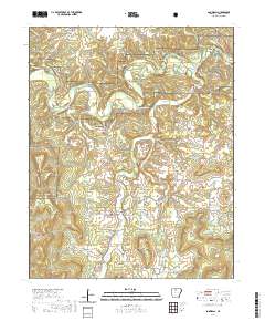 USGS US Topo 7.5-minute map for Snowball AR 2020