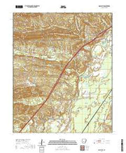 USGS US Topo 7.5-minute map for Social Hill AR 2020