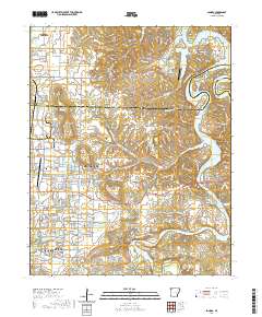 USGS US Topo 7.5-minute map for Sonora AR 2020