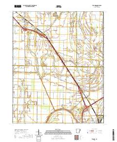 USGS US Topo 7.5-minute map for Tyronza AR 2020