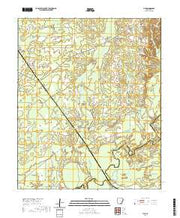 USGS US Topo 7.5-minute map for Vick AR 2020