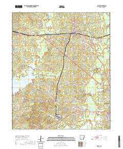 USGS US Topo 7.5-minute map for Waldo AR 2020