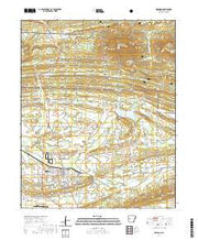 USGS US Topo 7.5-minute map for Waldron AR 2020