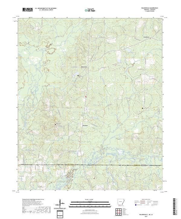 US Topo 7.5-minute map for Walkerville ARLA