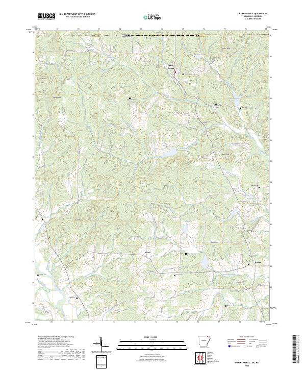 US Topo 7.5-minute map for Warm Springs ARMO