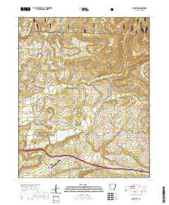 USGS US Topo 7.5-minute map for Watalula AR 2020