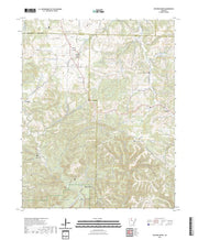 US Topo 7.5-minute map for Western Grove AR