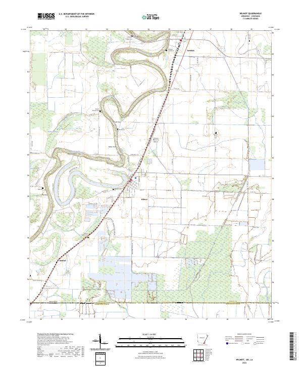 US Topo 7.5-minute map for Wilmot ARLA