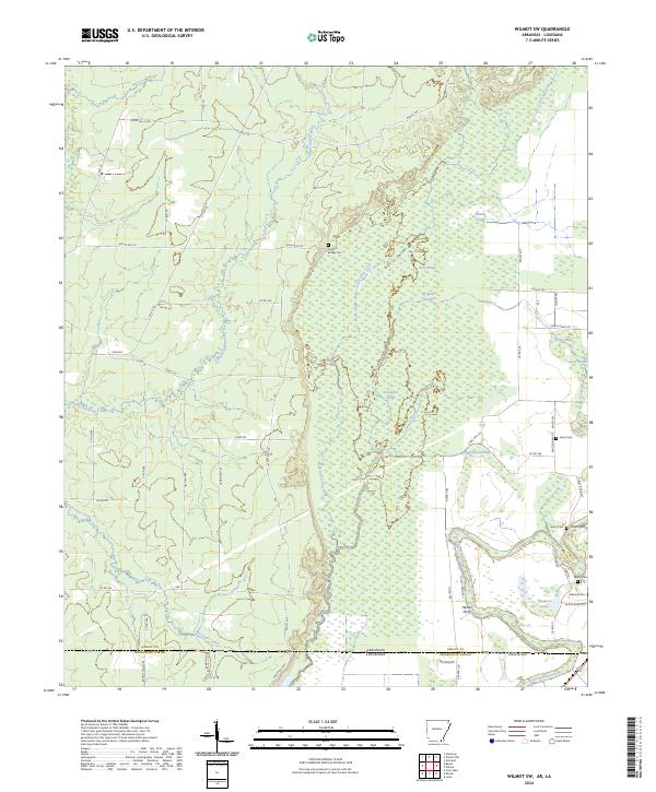 US Topo 7.5-minute map for Wilmot SW ARLA