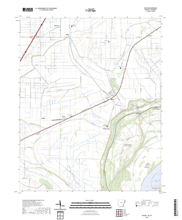 US Topo 7.5-minute map for Wilson ARTN