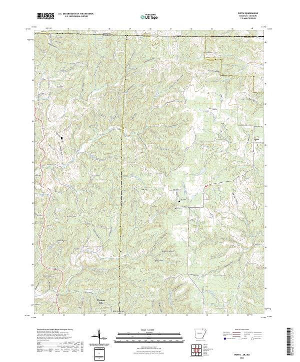 US Topo 7.5-minute map for Wirth ARMO