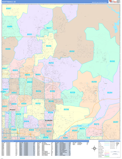 Arizona: Wall Maps – Tagged 