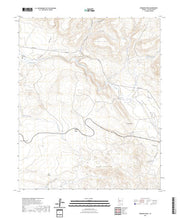 US Topo 7.5-minute map for Bismarck Mesa AZ