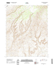 US Topo 7.5-minute map for Black Mesa Wash NE AZ