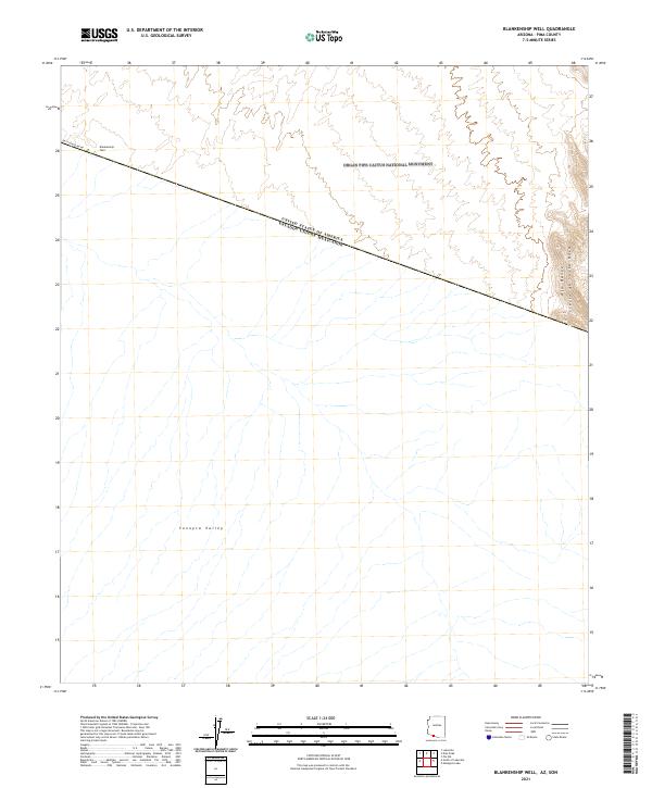 US Topo 7.5-minute map for Blankenship Well AZSON