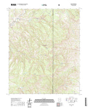 US Topo 7.5-minute map for Blue AZNM