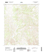 US Topo 7.5-minute map for Blue House Mountain AZ