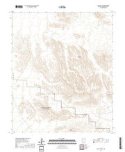 US Topo 7.5-minute map for Blue Plateau AZ