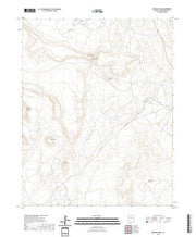 US Topo 7.5-minute map for Bodaway Mesa AZ