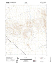 US Topo 7.5-minute map for Bouse Hills West AZ