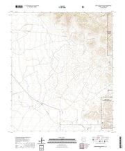 US Topo 7.5-minute map for Bowie Mountain South AZ