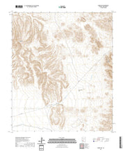 US Topo 7.5-minute map for Burro Gap AZ