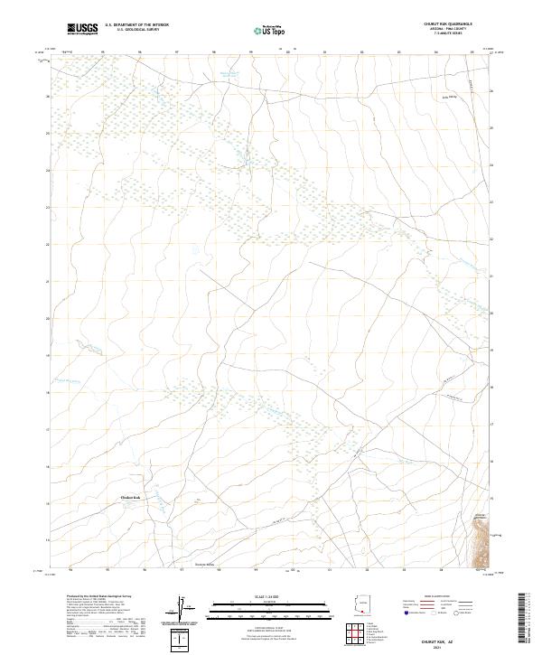 US Topo 7.5-minute map for Chukut Kuk AZ