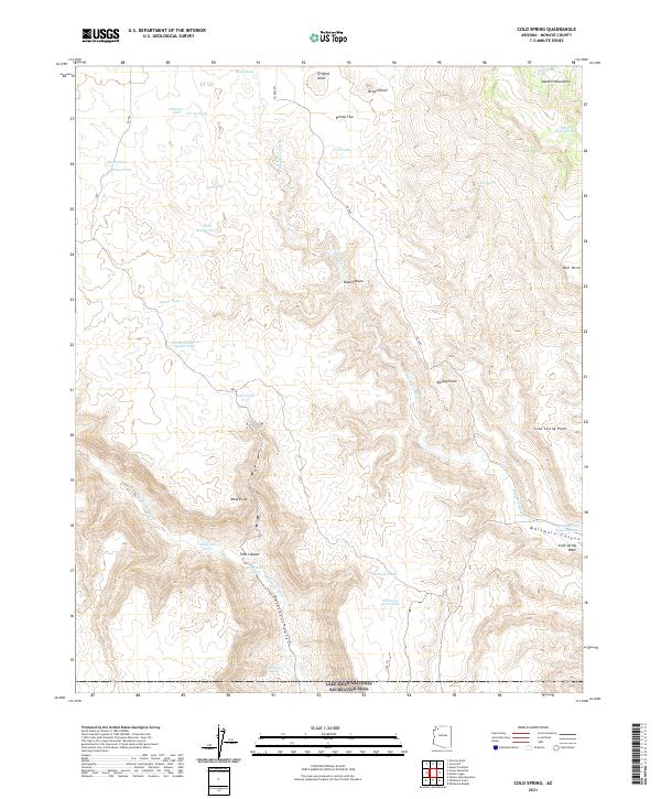 US Topo 7.5-minute map for Cold Spring AZ