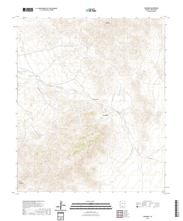 US Topo 7.5-minute map for Comobabi AZ