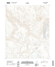 US Topo 7.5-minute map for Concho Lake AZ